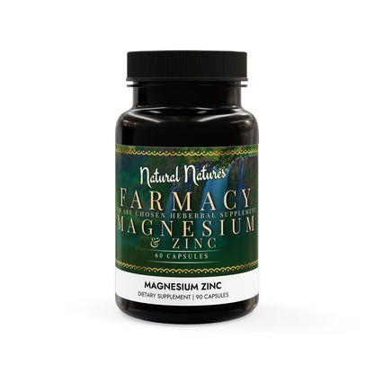 Magnesium Zinc Supplement (90 Capsules)