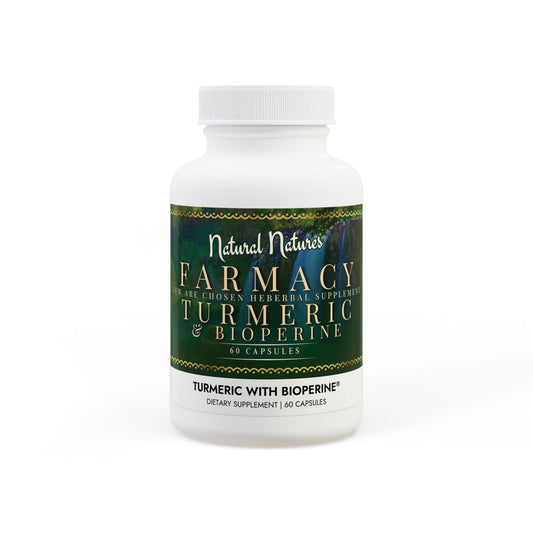 Turmeric with BioPerine® (Black Pepper Fruit Extract) Supplement (60 Capsules)